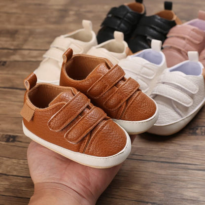 Baby Boys Girls Shoes Non-Slip Rubber Sole Sneakers Infant First Walking Toddler Crib Shoes Newborn Loafers Flats.