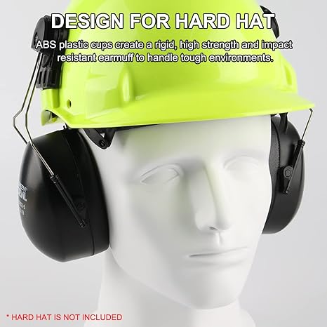 GREEN DEVIL Hearing Protection Noise Cancelling Ear Muffs NRR 28dB Ear Protection For Shooting Gun Range Construction Adult