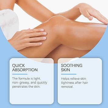 Care before and after hair removal spray gently moisturize and care skin hair cleaning and moisturizing care spray