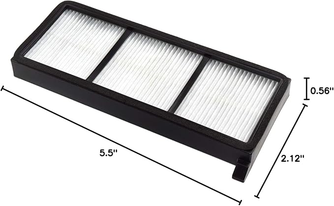 HQRP Pre-Motor Filter compatible with Shark ION Robot 700 720 750 750C 755 Vacuum Models, RVFFK700 Replacement