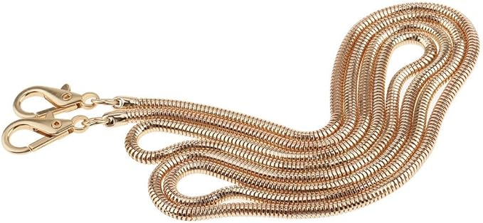 Handbag Chain Metal Skinny Snake Chain Bag Chain Strap Replacement for Handbag Crossbody Bag Shoulder Bag-Gold