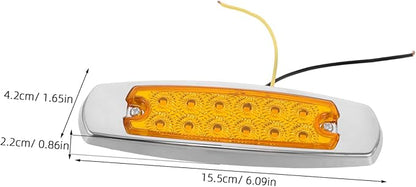 Led Trailer Turn Signals Stylish Electroplating Multi-functional for Trucks Cars