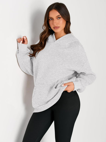 Hoodies for Women Oversized Sweatshirts Fall Fashion Outfits 2025 Pullover Fleece Casual Sweaters Winter Y2k Clothes