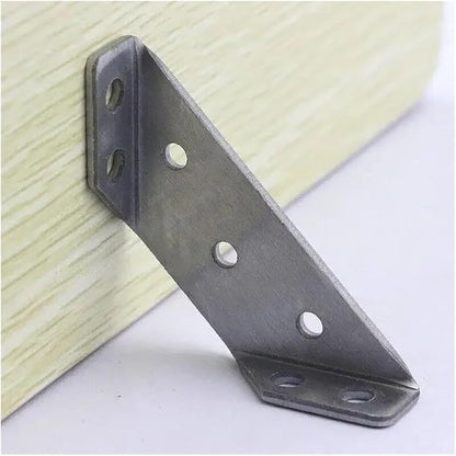 Corner Bracket 50 Pcs Universal Triangle Bracket Furniture Support Thickened Connector Corner Household