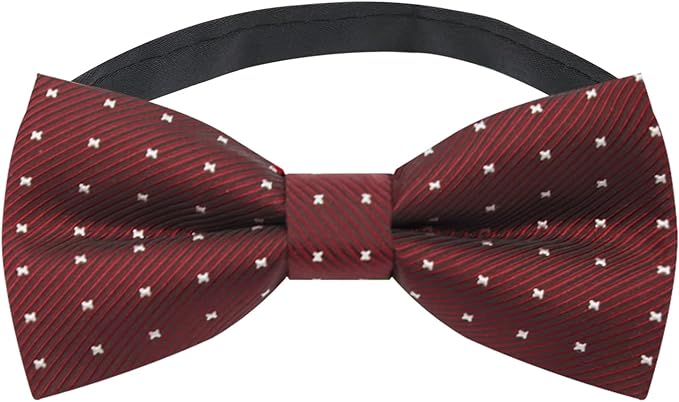 Boys Bow Tie Pre-Tied Adjustable Kids Bow Ties Stripe Toddler Bow Tie for Boys Girls Kids Toddler Baby