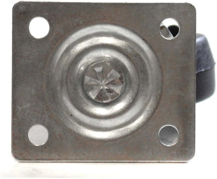HELIOS 4 Piece 40MM (1-1/2 inch) Casters (Fixed Position) - | Ideal for Carts, Furniture & Classroom Equipment | Non-Locking Durable metal Wheels