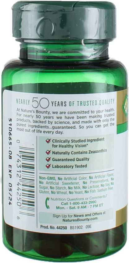 Nature's Bounty Lutein, 40 mg, 30 Softgel