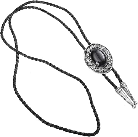 Gem Tie Man Bolo Tie Aqua Ties for Men Agate Necklace Neckties for Men Mens Neckties Western Style