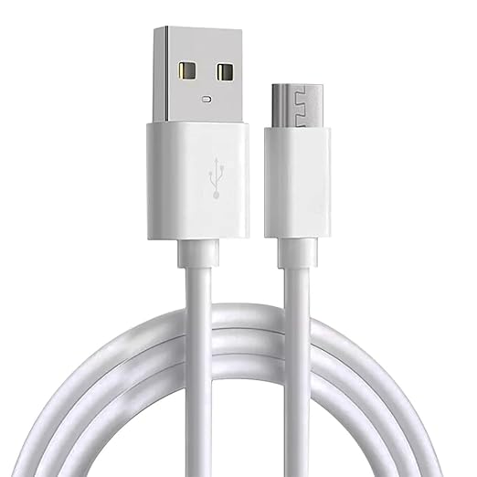 3.3ft 2 Pack Micro USB Charger Cable for Samsung Galaxy S7 Edge S6 S5, High Speed Data Transfer, Fast Charge, 480Mbps, White