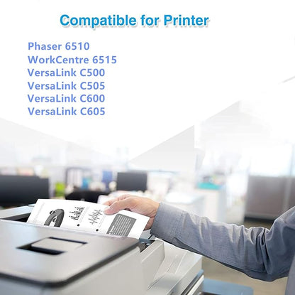 Compatible Phaser 6510 WorkCentre 6515 Waste Toner Box Container for Xerox Phaser 6510 WorkCentre 6515 VersaLink C500 C505 C600 C605 Waste Cartridge (Part108R01416)