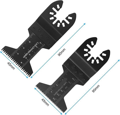 Oscillating Saw Blades 12Pcs Oscillating Multitool Blade Quick Release Saw Blade Fine Coarse Tooth(2Pcs)