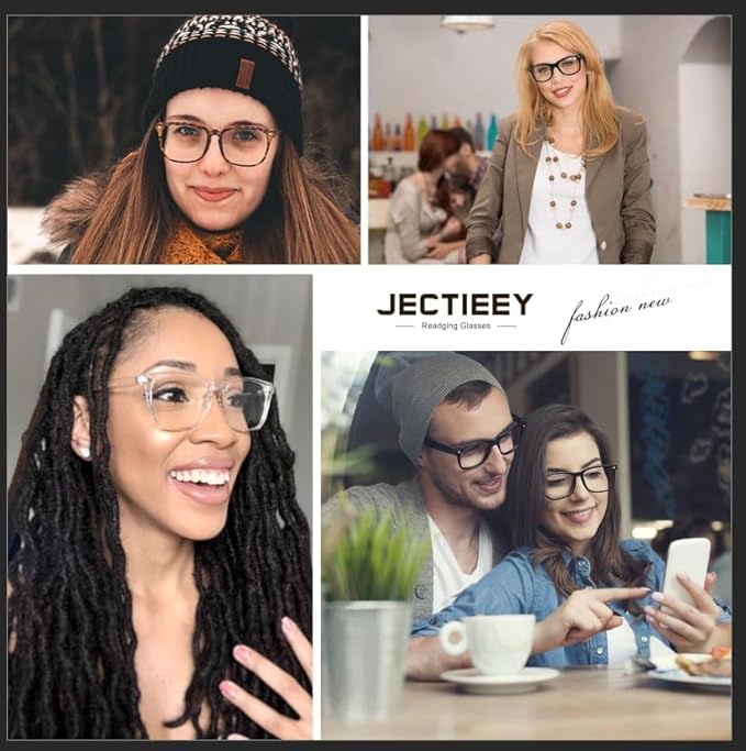 Reading Glasses for Women Men - Anti Glare Blue Light Blocking Glasses,Sturdy Eyeglasses