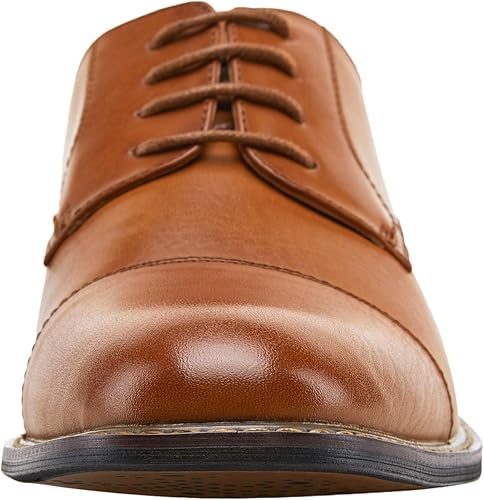 Jousen Men's Dress Cap Toe Shoes Wingtip Brogue Oxford Formal Shoes for Men Business Derby Shoes