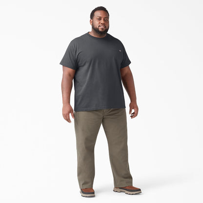 Dickies Men's Short Sleeve Heavyweight Heathered Pocket Tee.