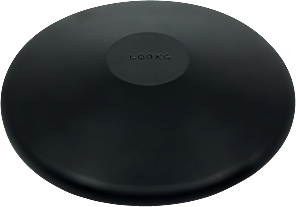 Champion Sports Rubber Practice Discus, 1.0 kg, Black