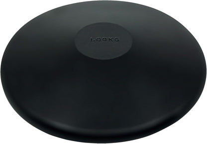 Champion Sports Rubber Practice Discus, 1.0 kg, Black