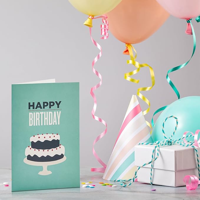 Best Paper Greetings 120 Pack 4x6-inch Happy Birthday Cards with Envelopes - Bulk Gift Set for Kids, Students and Teachers (12 Assorted Designs)