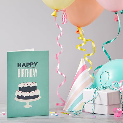 Best Paper Greetings 120 Pack 4x6-inch Happy Birthday Cards with Envelopes - Bulk Gift Set for Kids, Students and Teachers (12 Assorted Designs)
