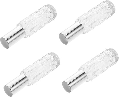 4pcs Transparent Glass Bitters Spray Bottles with High Sensitivity Pump for Absinthe and Cocktail Ingredients Home Bars and Professional Bartending