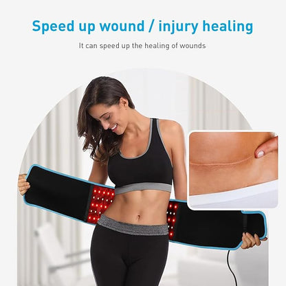 Red Light Therapy Belt Near Infrared Light Therapy for Body Weight Loss lipo Belt at Home Contour Light Machine for Pain lipo wrap