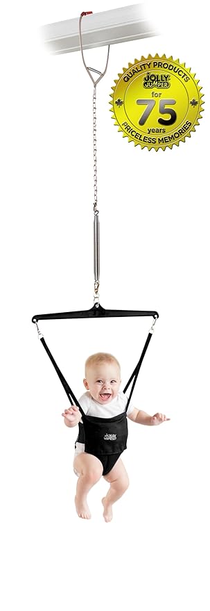 Jolly Jumper Iconic - The Original Baby Exerciser. Trusted by Parents and Loved by Babies for Over 75 Years.
