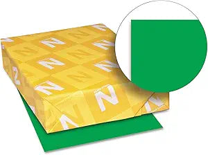 Neenah Paper 22741 Color Cardstock, 65lb, 8 12 x 11, Gamma Green, 250 Sheets