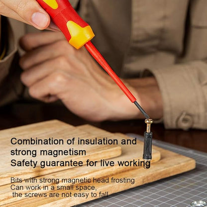 Insulated Flat Head Phillips Screwdriver,Slotted Screwdriver,Magnetic Tip Cross Head,Nut Driver PH060MM,PH180MM,PH2100MM