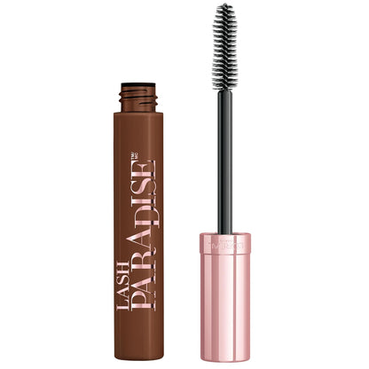 L'Oreal Paris Makeup Voluminous Lash Paradise Mascara, Voluptuous Volume, Intense Length, Feathery Soft Full Lashes, No Flaking, Smudging or Clumping, Latte Brown, 0.28 Fl Oz ( open box )