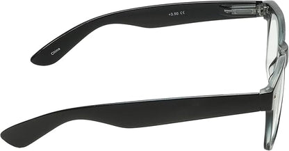 Calabria R7958 Retro Specs Designer Reading Glasses Mens Womens Trendy Classic Vintage Eyeglasses Lightweight Spring Hinged