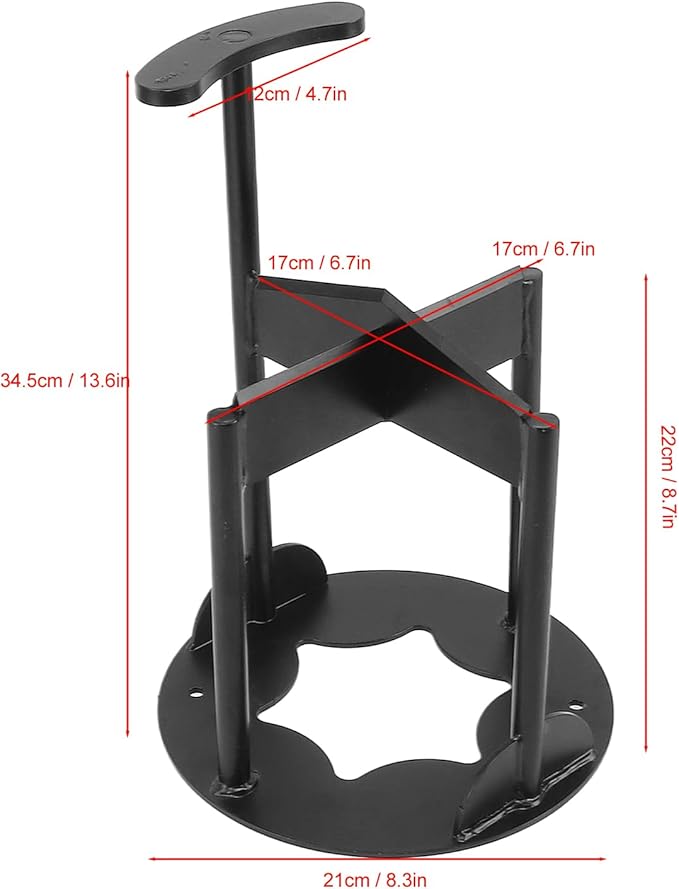 Wood Splitter Cutter Manganese Steel Firewood Splitter Large Manual Log Wood Splitting Tool Simple Operation Safe Highly Efficient for Home Campsite Outdoor