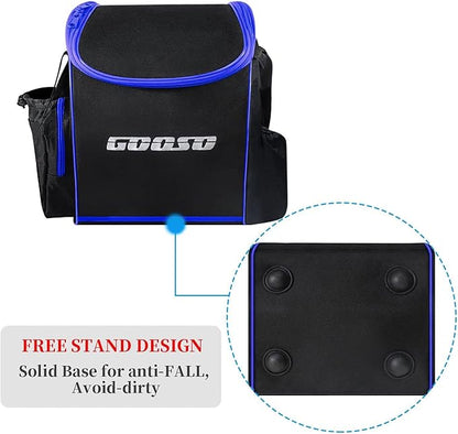 Disc Golf Set with Bag - 12 PCS Flying Disc Golf Discs for Beginner with Putter, Midrange, Driver  Portable Disc Golf Backpack Holds 28 Discs Free Stand Bag Design for Convenient Use