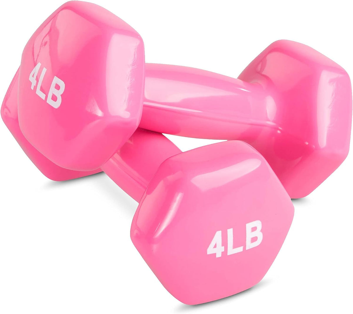 Basics Vinyl Coated Dumbbell Hand Weights Pair