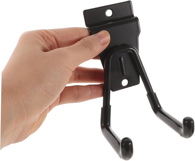 2pcs Metal Hooks Wall Mount Hanging Hooks Storage Heavy Duty Hanger for Bike