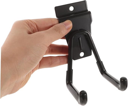 2pcs Metal Hooks Wall Mount Hanging Hooks Storage Heavy Duty Hanger for Bike
