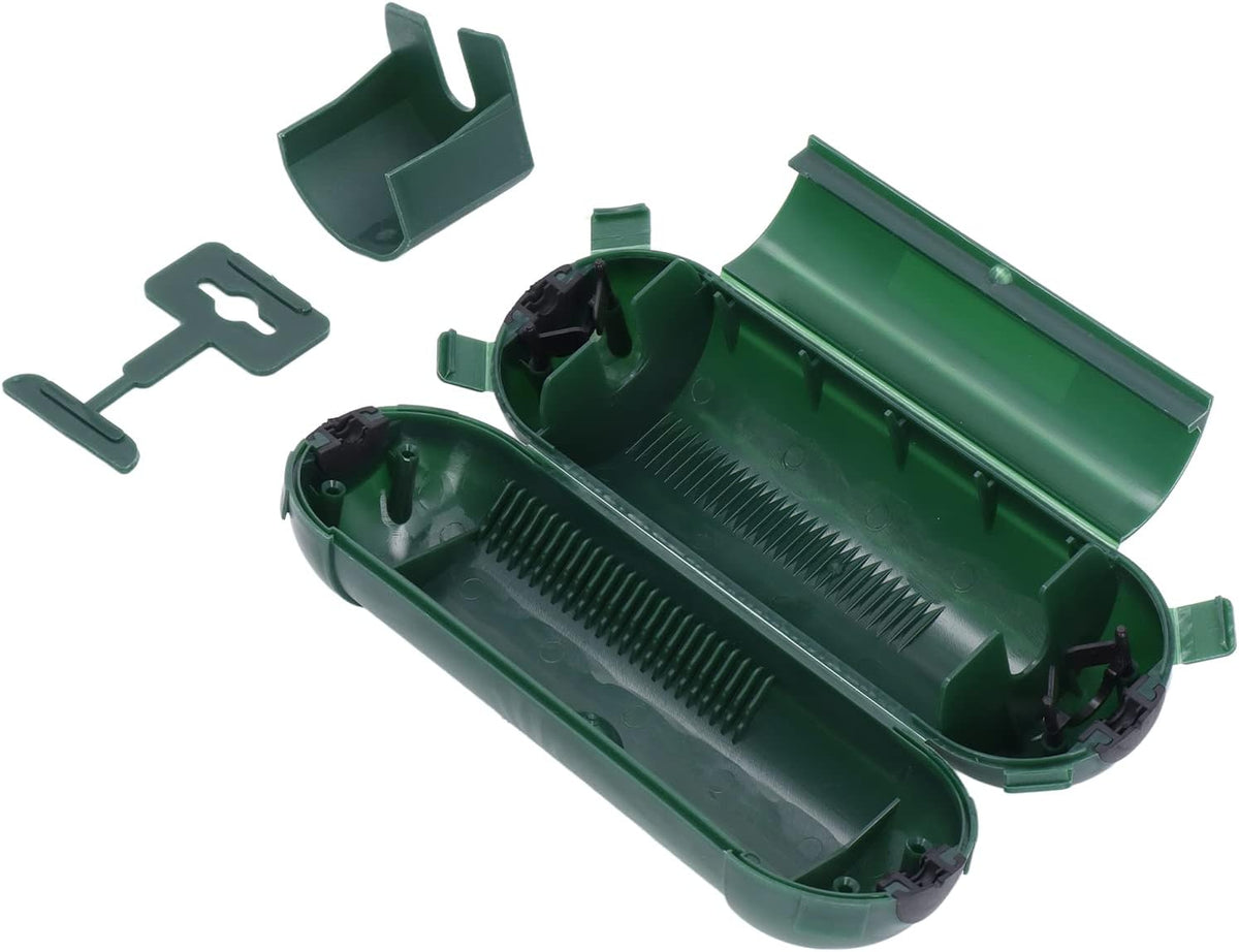Outdoor Extension Cord Safety Cover HIGH Protection Weatherproof Electrical Connection Box Green (with Claws)