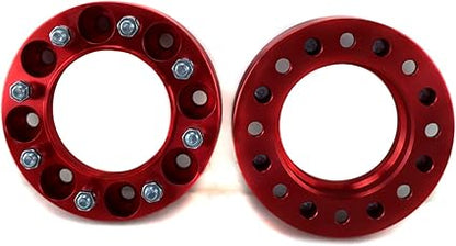 2" Wheel Spacers 8 Lug for Skid Steer Loader, Bolt Pattern 8x8 ä¸¨Hub Bore 6"/154mm, 9/16" Studs, Compatible with Bobcat Case CAT John Deere New Holland (Pack of 2)