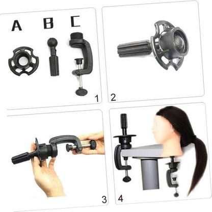 Hair Head Mold Bracket for Wig Stand Small Bracket for Hair Styling Practice
