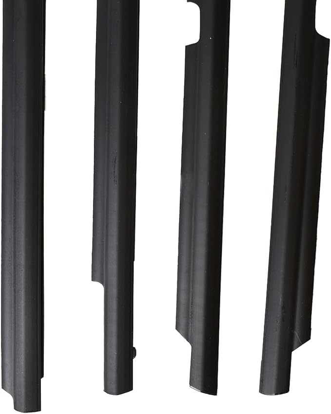 labwork 4pcs Black Weatherstrip Window Moulding Trim Seal Belt Replacement for 2009-2012 Toyota Corolla Sedan 4-Door 75710-02210 75720-02210 75730-02190 75740-02190