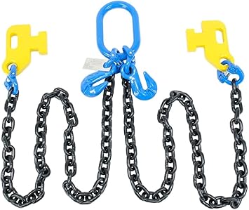 Mytee Products 38" x 5' Sea Shipping Container Loading Chain Bridle G100, V-Chain, Cargo, Storage, Moving
