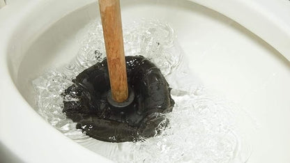 SOFINNI Heavy Duty Toilet Plunger Clogged, Unclog Sink Flange - Plungers for Bathroom - Dual Purpose Flap Drain Cleaner