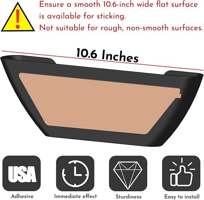 Universal Pot Lid Organizer for Cabinet - Upgraded Patented Niceyos 3 Pack Inside Cabinet Door Wall Mount Pan Top Storage Organizer Rack Holder for Kitchen, Fits 6" to 13" (Black)
