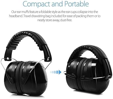 Ear Defenders, Noise Cancelling ChildrenAdult Ear Defenders for Concert, Firework, Flight, Thunderstorm