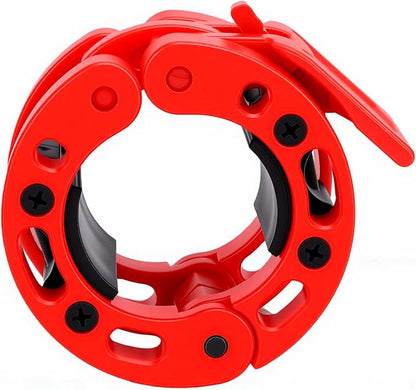 Drfeify Barbell Clamps, 50mm Weight Bar Plate Lock, Weight Bar Collar Clip for Weightlifting Powerlifting