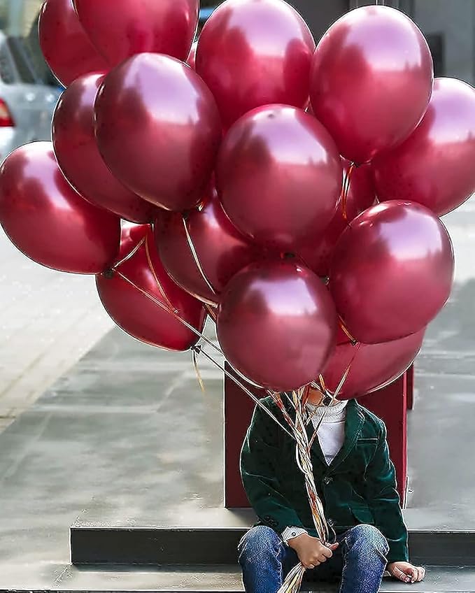 Graduation Decorations Maroon Gold 2025 Burgundy Gold Balloons Birthday Decorations30Pcs 2025 Burgundy Graduation Party DecorationsWedding