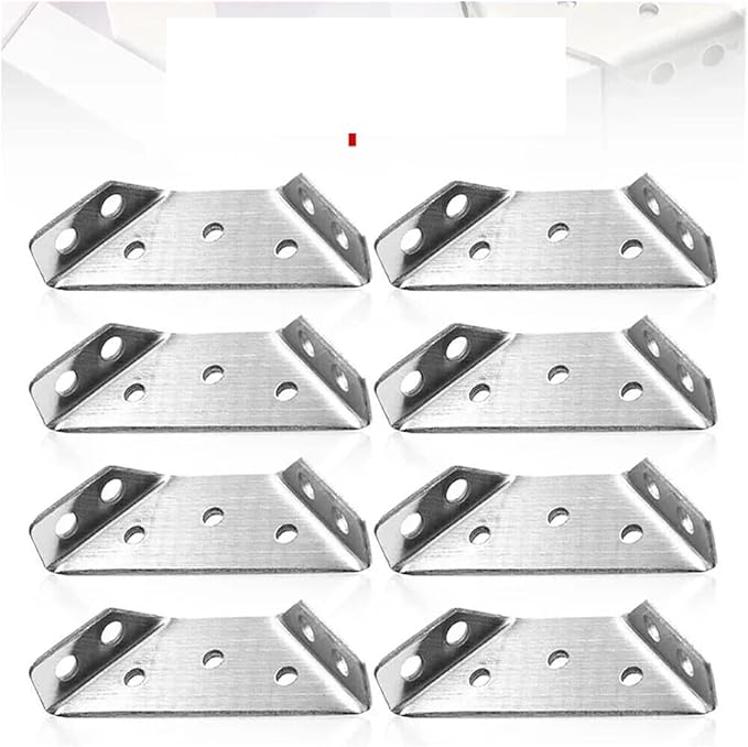 Corner Bracket 50 Pcs Universal Triangle Bracket Furniture Support Thickened Connector Corner Household