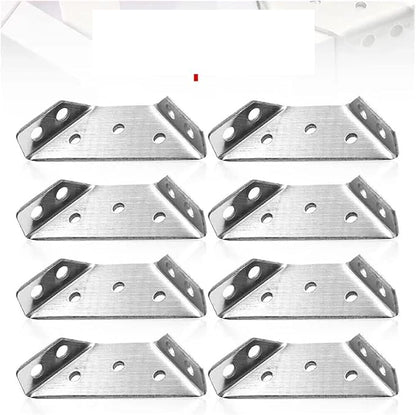 Corner Bracket 50 Pcs Universal Triangle Bracket Furniture Support Thickened Connector Corner Household