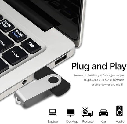 Aiibe 20pcs 8GB Flash Drives Bulk 8GB USB Flash Drive 20 Pack 8GB USB Sticks USB 2.0 Thumb Drive - Black