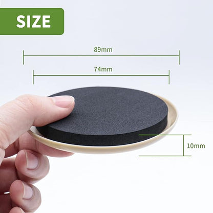 Furniture Sliders for Carpet 8 PCS - 3 12 inch Furniture Moving Slider Chair Legs Floors Protectors Move Your Furniture Easy  Safely(for Carpet)