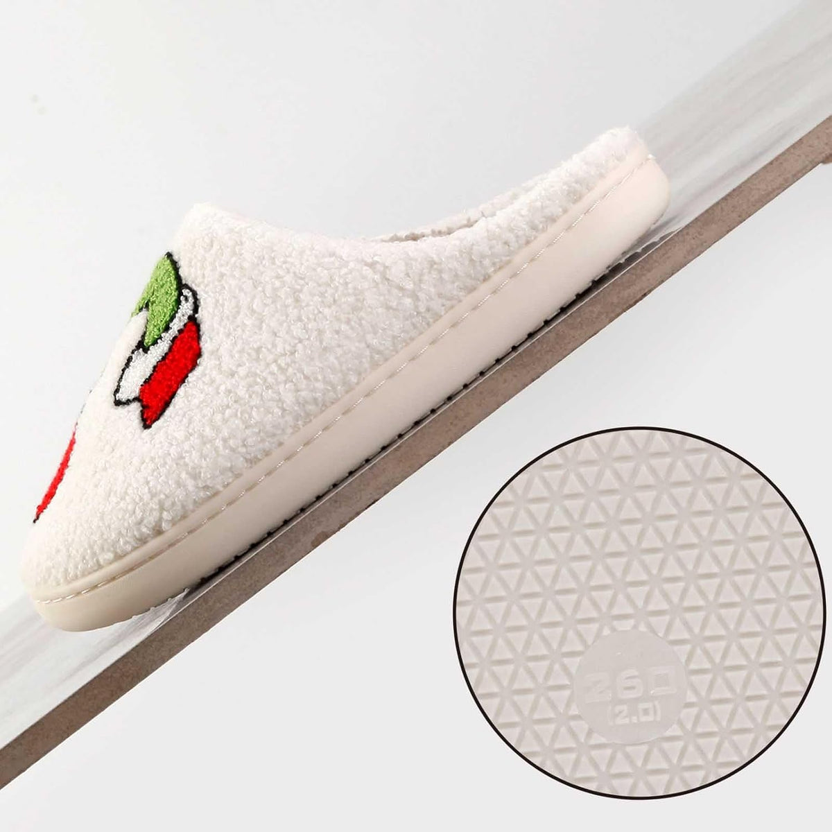 Christmas Slippers For Women Men Women's Cozy House Slippers With a Classic Plaid Pattern In Red And Black For Christmas Indoor Outdoor