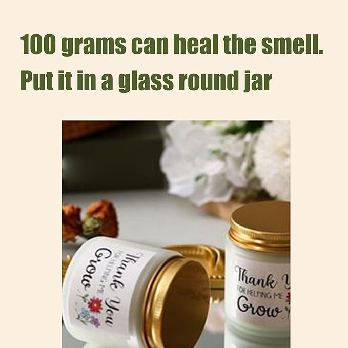 Candles for Women,Jar Candles - Natural Soy Accessories for Bathroom Yoga Relaxation and Meditation Calming Fragrance